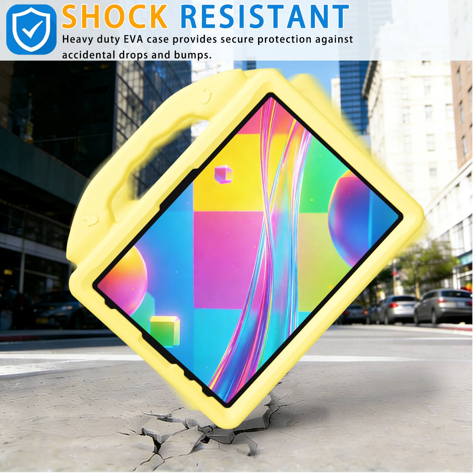 SHOCK RESISTANT  
Heavy duty EVA case provides secure protection against accidental drops and bumps.