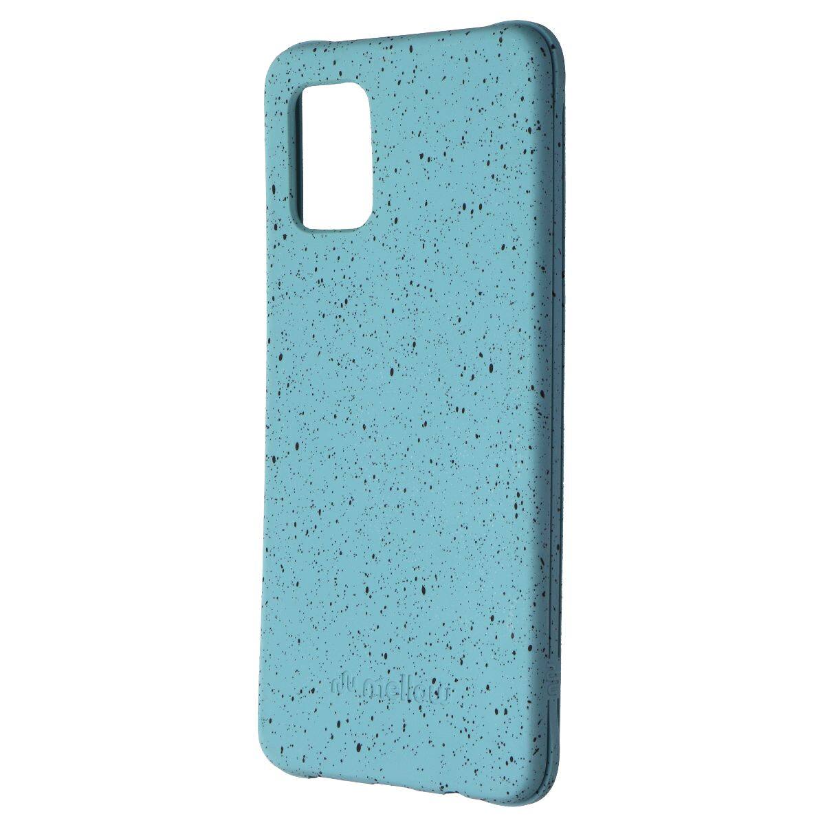 Front. Mellow - Mellow Bio Soft Case for Samsung Galaxy A71 Smartphone - Fiji Blue - Blue.