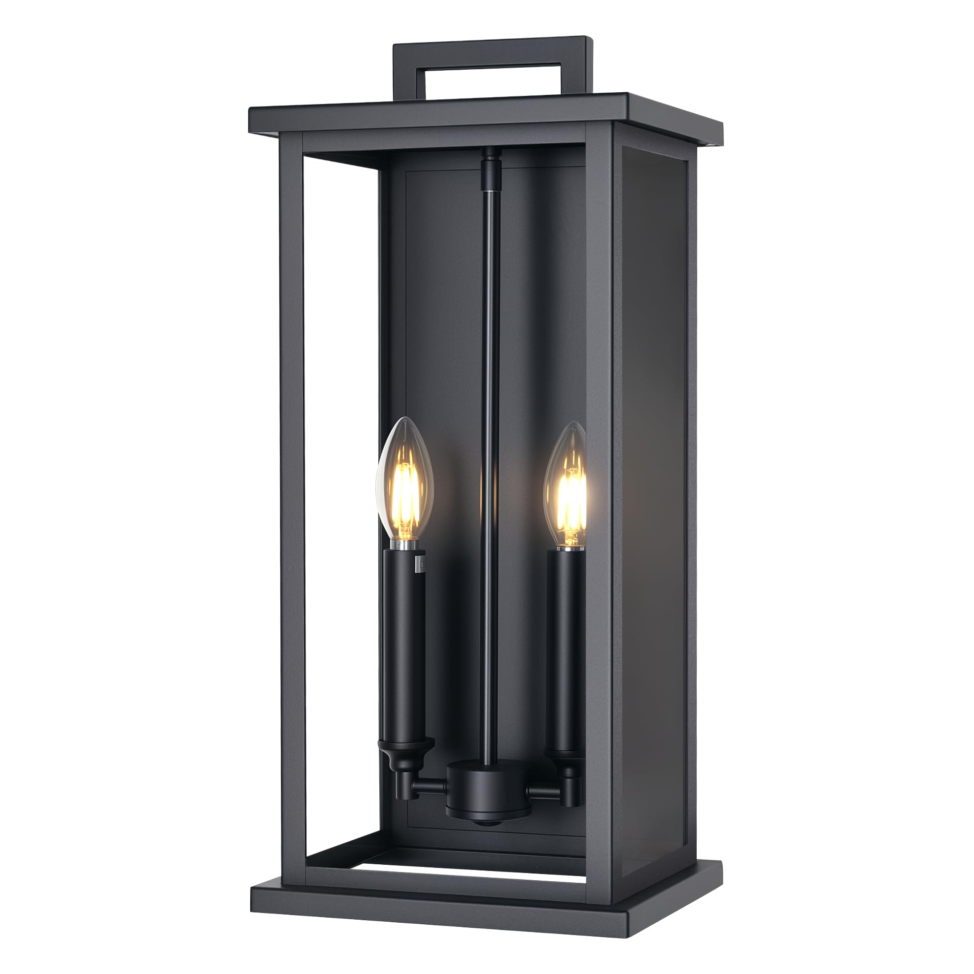 Front. VEGA AUTOMOTIVE - Extra Large Outdoor Wall Lights Modern Garage Lighting Fixture Exterior Porch Front Door Light Waterproof - No Sensor-Large-1 pack.