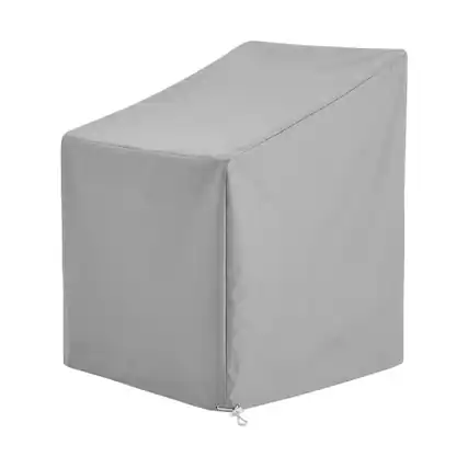 Front. Crosley Furniture - 5Pc Outdoor Dining Furniture Cover Set - Gray.