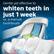 Gentle yet effective to
whiten teeth in
just 1 week
vs. a manual toothbrush