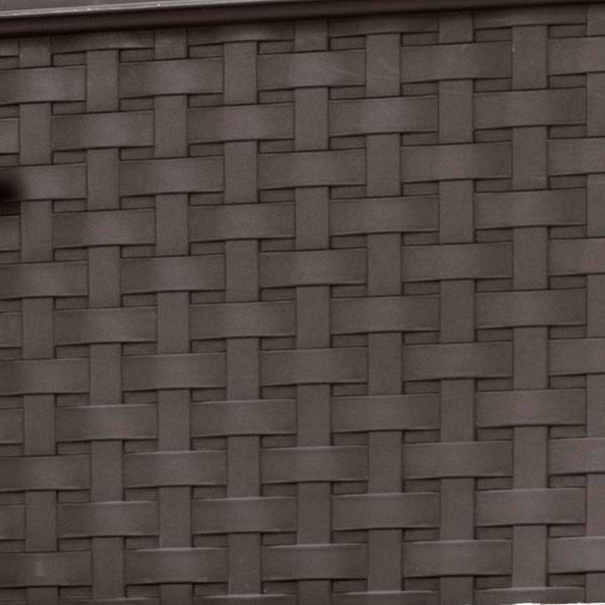 Alt View 8. Sterilite - Sterilite 3 Drawer Decorative Plastic Weave Storage Tower, 8-Pack, Espresso.