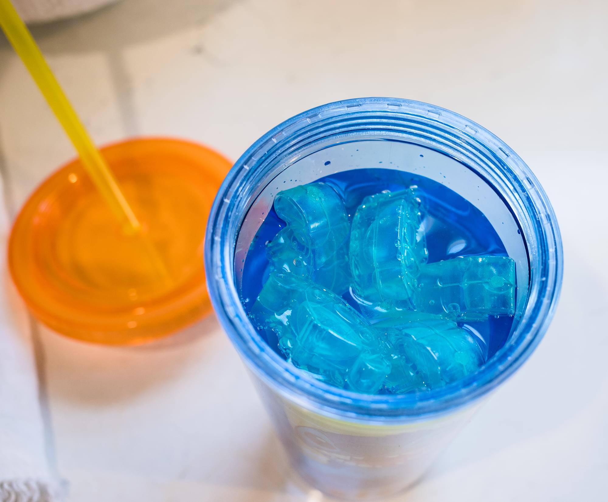 Alt View 3. Silver Buffalo - Disney Lilo & Stitch Carnival Cup With Ice Cubes | Holds 16 Ounces - Blue.