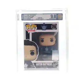 Toronto Maple Leafs NHL Funko POP Vinyl Figure | Auston Matthews (Home Uniform) | Rated AFA 9 - Blue