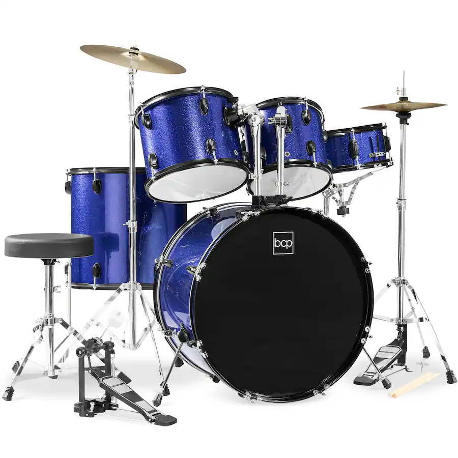 Best Choice Products Piece Beginner Drum Set w/ Snare, Bass