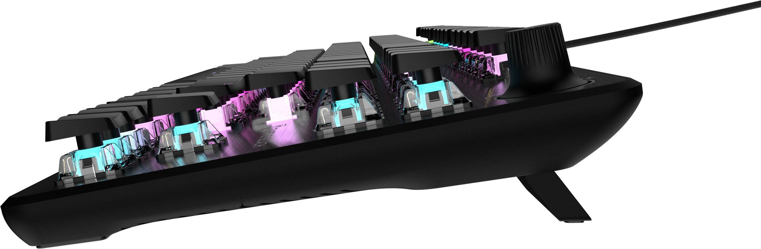 Alt View 10. Turtle Beach - Vulcan II TKL Wired Compact RGB Mechanical Gaming Keyboard with Hot-Swappable Switches - Black.