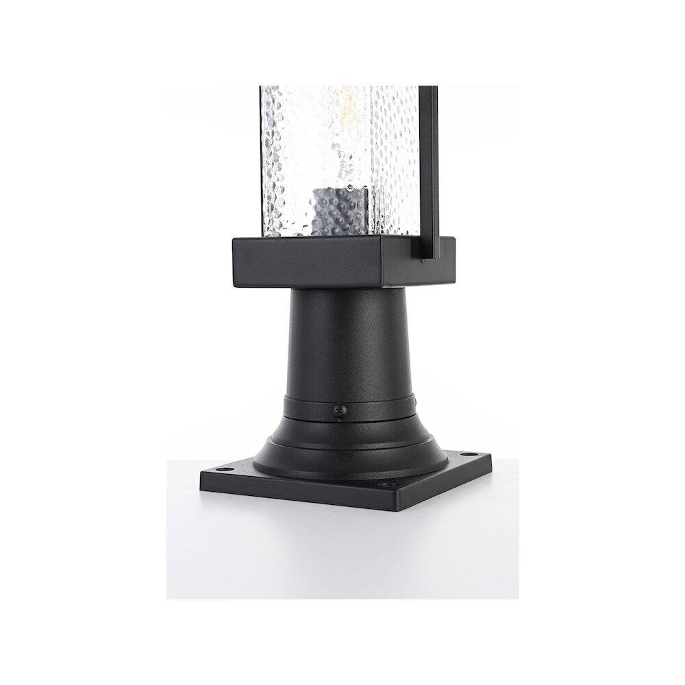 Alt View 1. Elegant Lighting - Cambria 7 inch Outdoor Pendant in Black - Black.