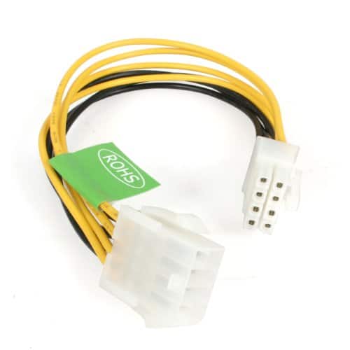 Startech - 8in EPS 8 Pin Power Extension Cable