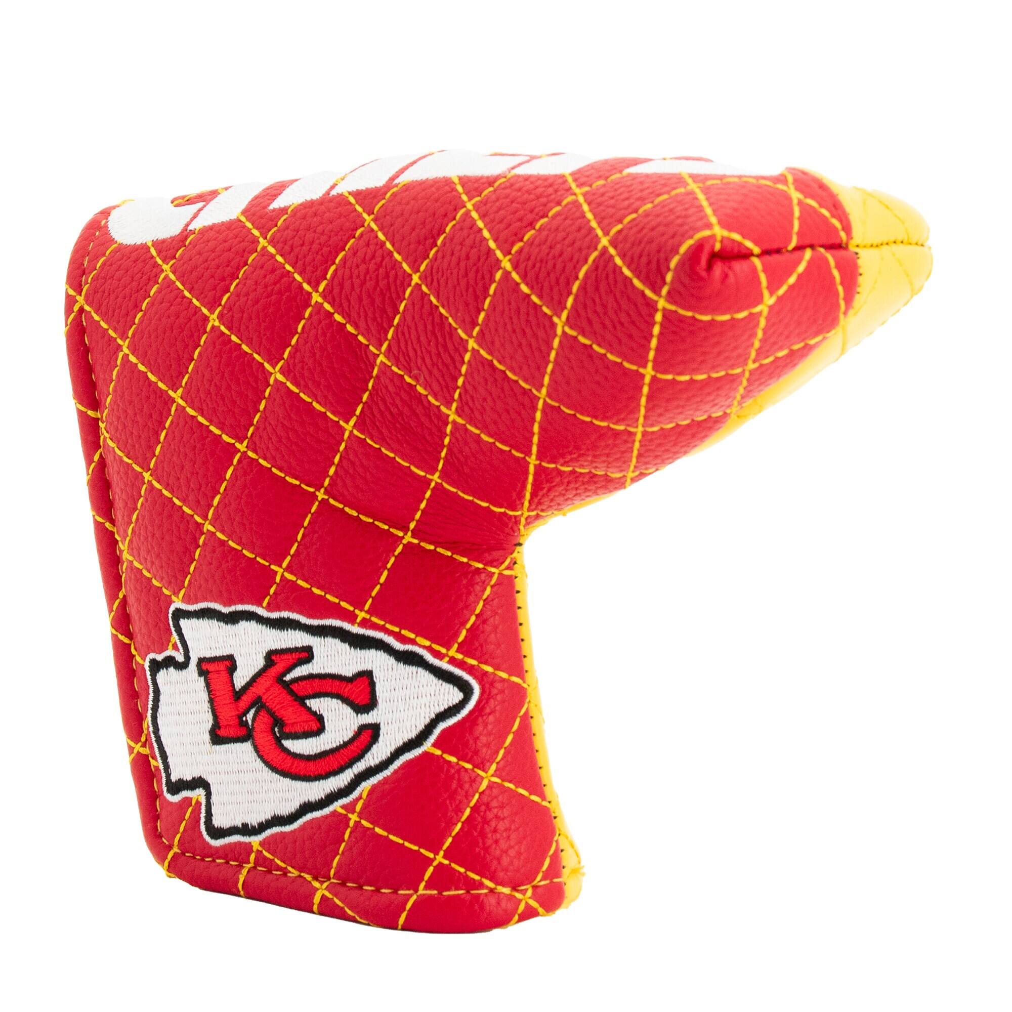 Alt View 2. Team Golf - Kansas City Chiefs Quilted Blade Putter Cover - Multicolor.