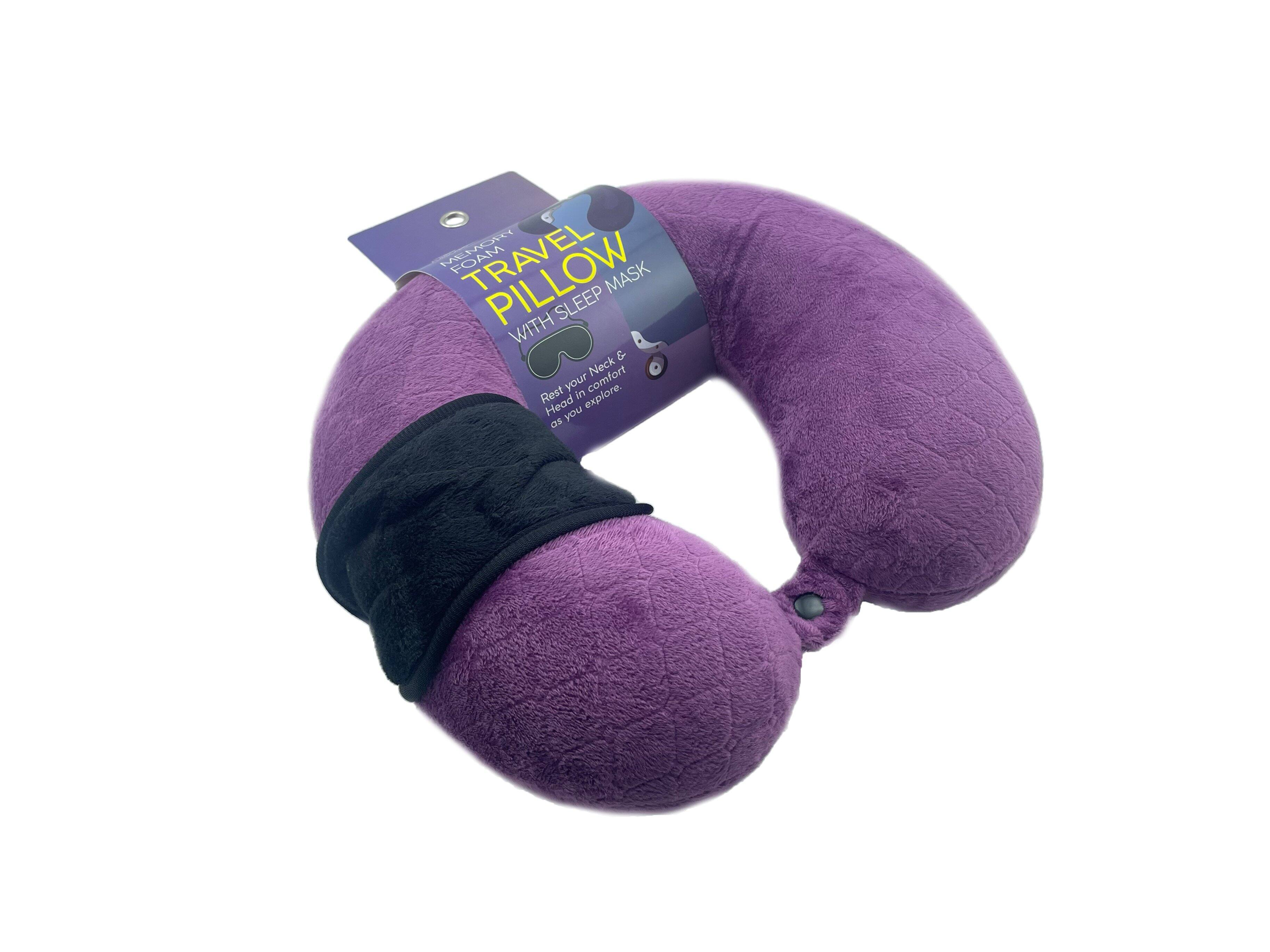 TRAVEL PILLOW WITH SLEEP MASK

Rest your Neck & Head in comfort as you explore.