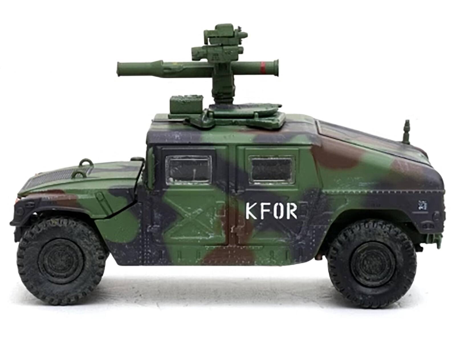 Alt View 1. Panzerkampf - M1046 HUMVEE Tow Missile Carrier Green Camouflage "Kosovo Force" (1999) "Military Miniature" 1/64 Model by Panzerkampf.