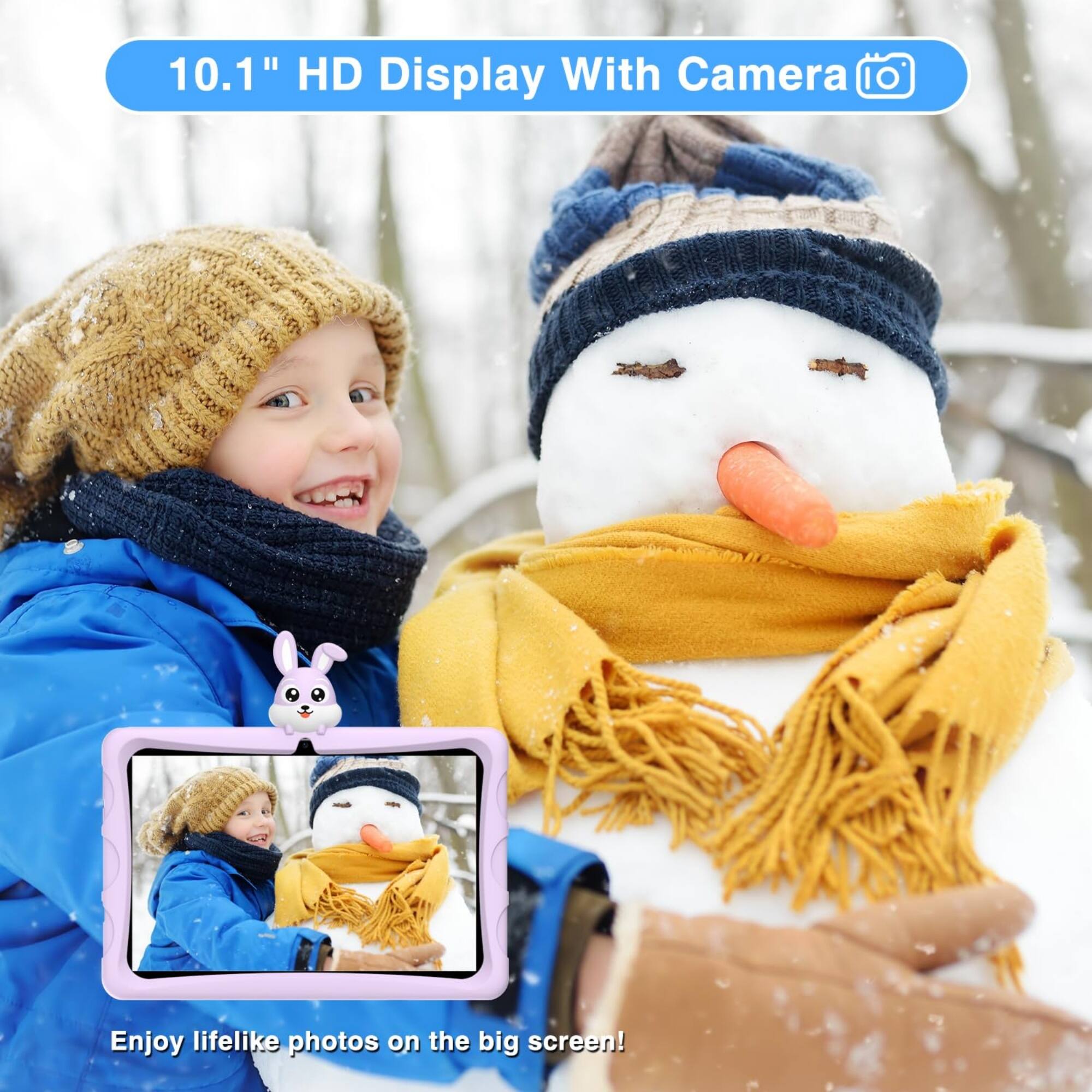 10.1" HD Display With Camera

Enjoy lifelike photos on the big screen!