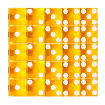 Front. GSE Games & Sports Expert - 19mm Vegas Casino Style Craps Dice Set of 25 with Razor Sharp EdgesYellow).