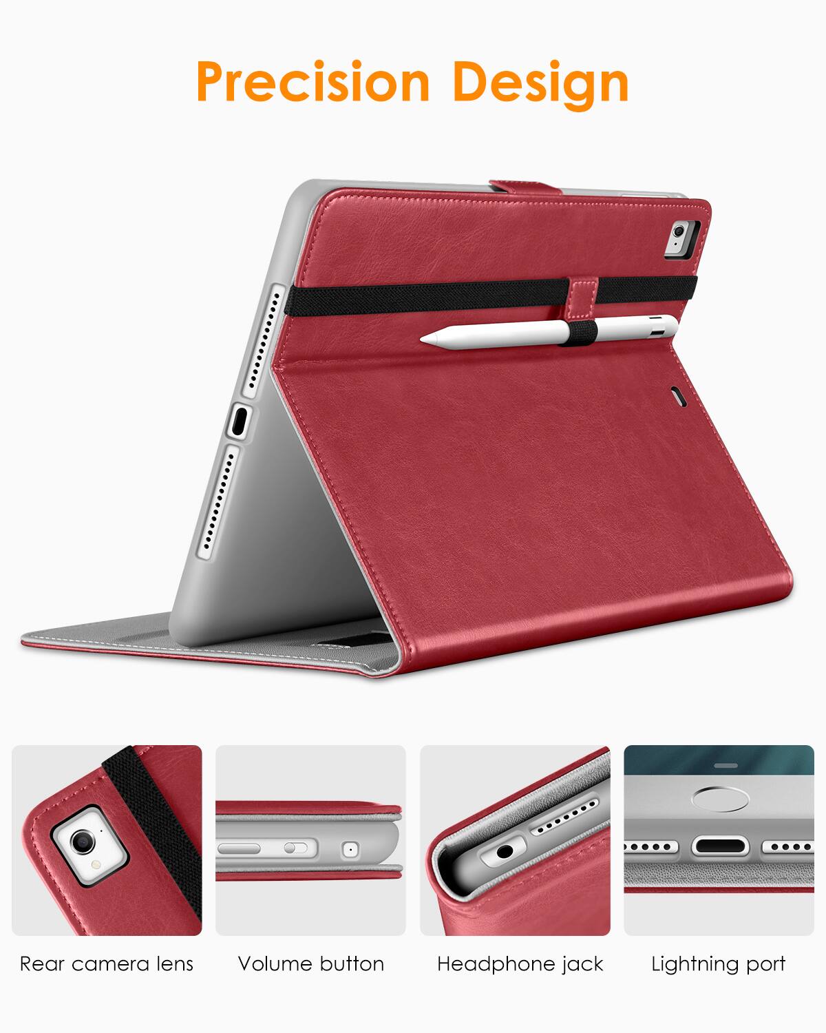 Precision Design

- Rear camera lens
- Volume button
- Headphone jack
- Lightning port