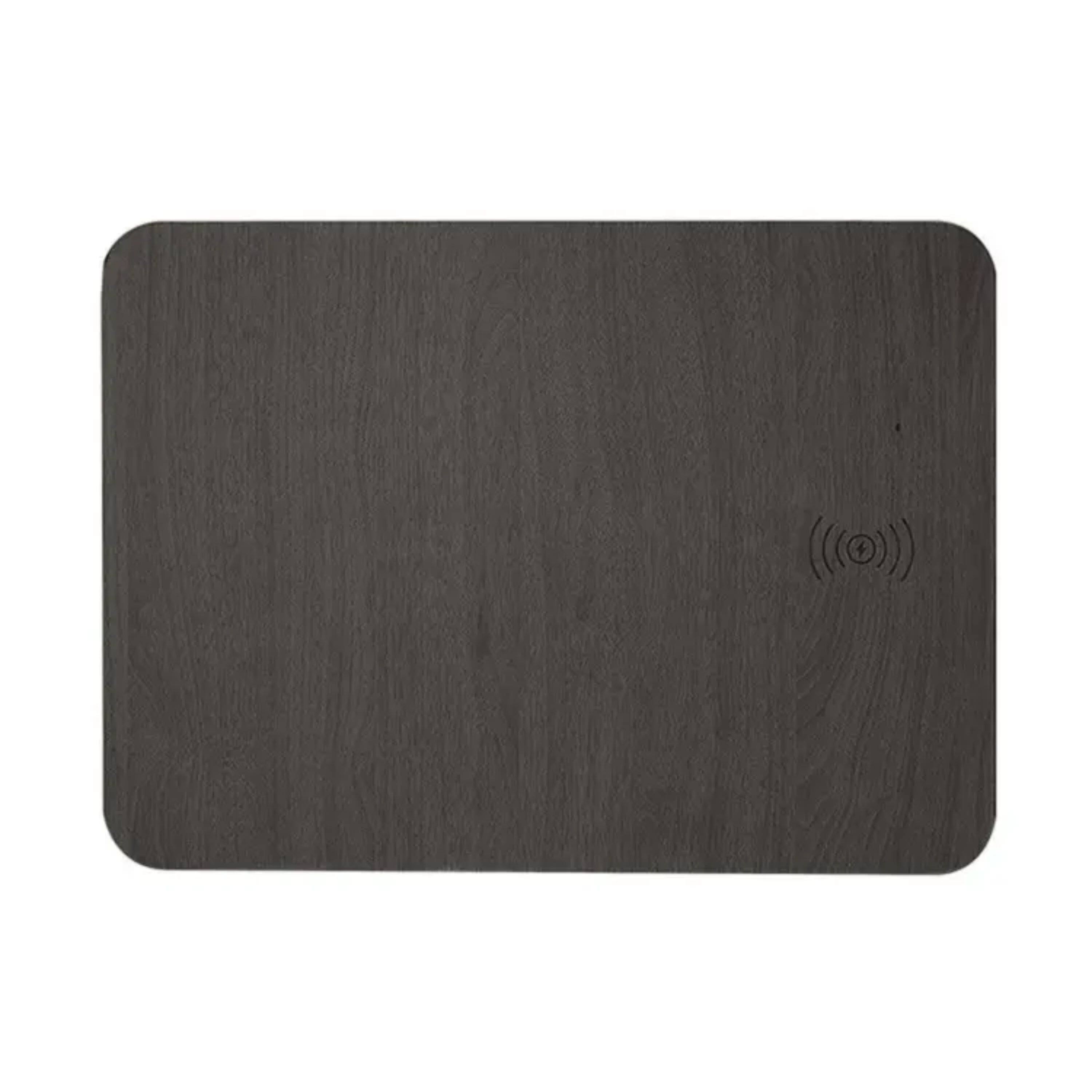 Front. Kitcheniva - 2 in 1 Wireless Charger Mouse Pad Black - Black.