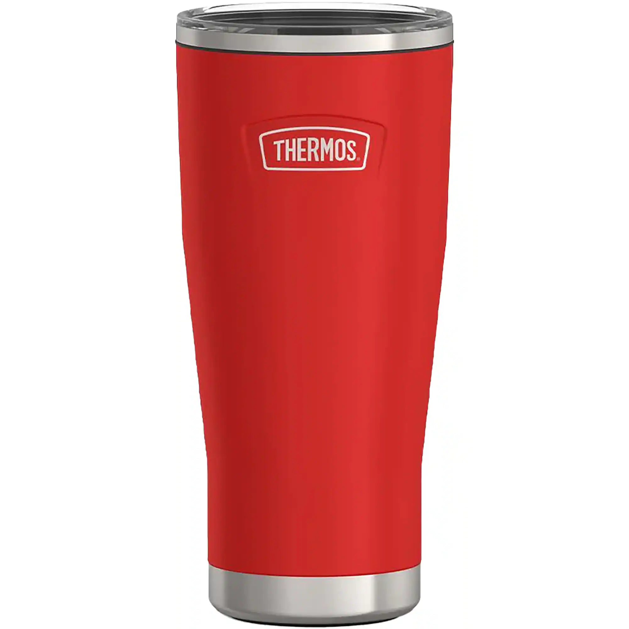 Front. Thermos - Thermos 24. oz Icon Insulated Stainless Steel Tumbler - Crimson - Crimson.