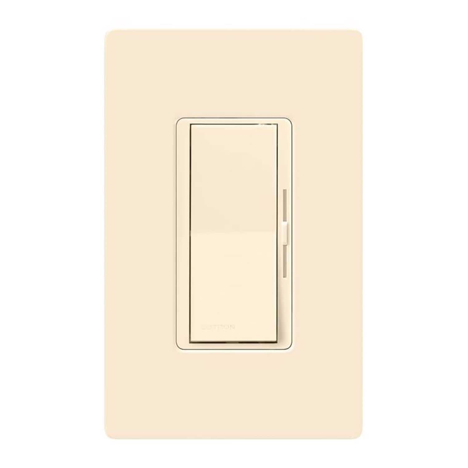 Lutron - Diva 150 W 3 Way Dimmer Switch 1 pk - Light Almond