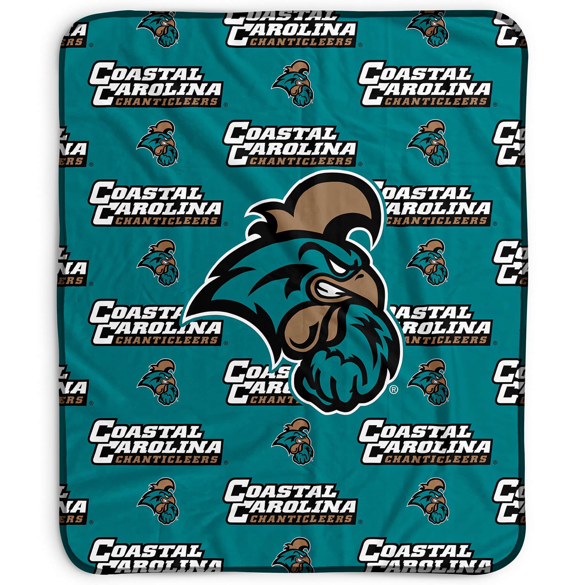 Pegasus - Coastal Carolina Chanticleers 50" x 60" Repeat Wordmark Fleece Blanket - Multicolor