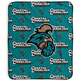 Pegasus - Coastal Carolina Chanticleers 50" x 60" Repeat Wordmark Fleece Blanket - Multicolor