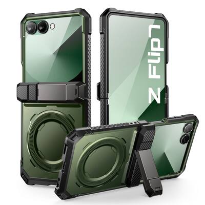 SUPCASE Galaxy Z Flip7 UB Grip Magsafe Phone Case Dark Green SUPCASE Galaxy Z Flip7 UB Grip Magsafe Phone Case Dark Green