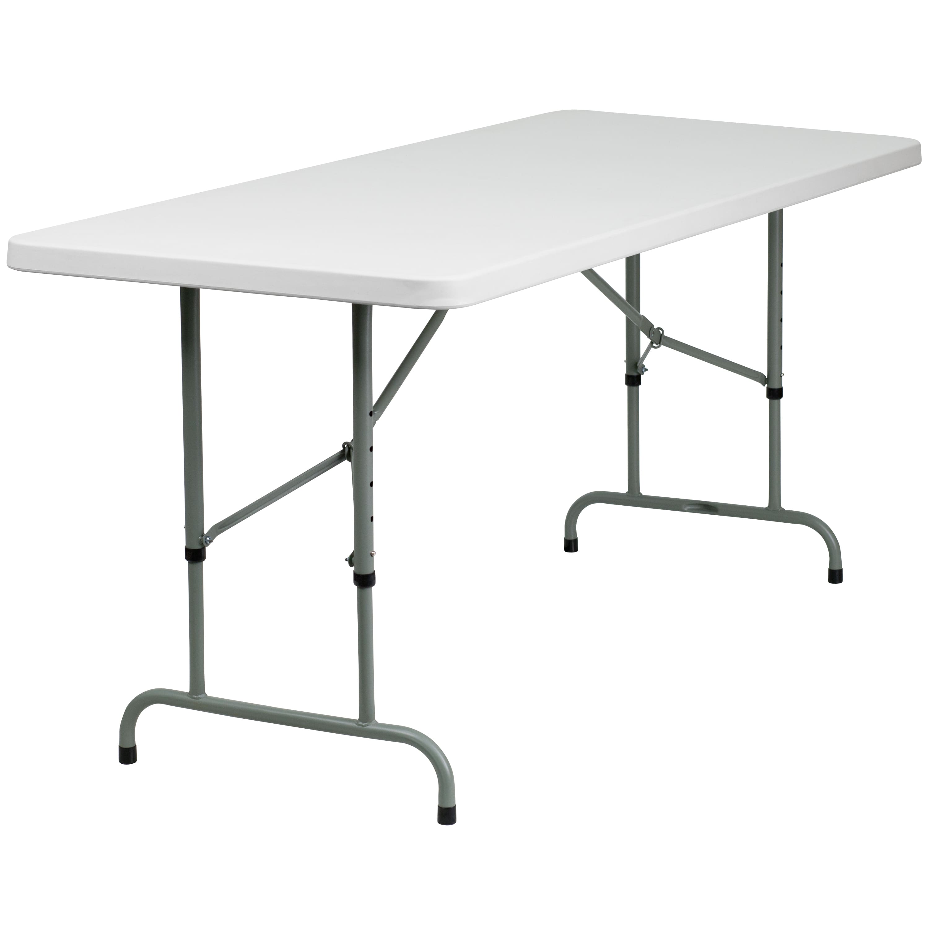 Alamont Home - Kathryn 6-Foot Height Adjustable Plastic Folding Event Table - Granite White price history on PriceWatchPro