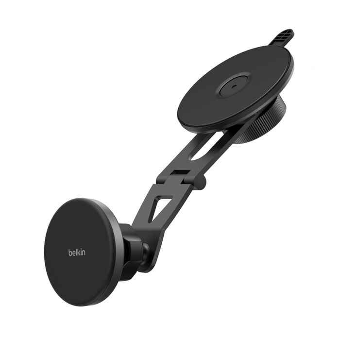 Alt View 8. Belkin - BoostCharge Magnetic Wireless Qi2 Charging EV Mount, 27W - Black.