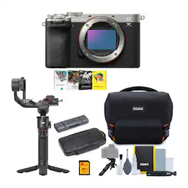 Sony - a7C II Mirrorless Camera (Silver) with DJI RS 3 Mini Gimbal Stabilizer