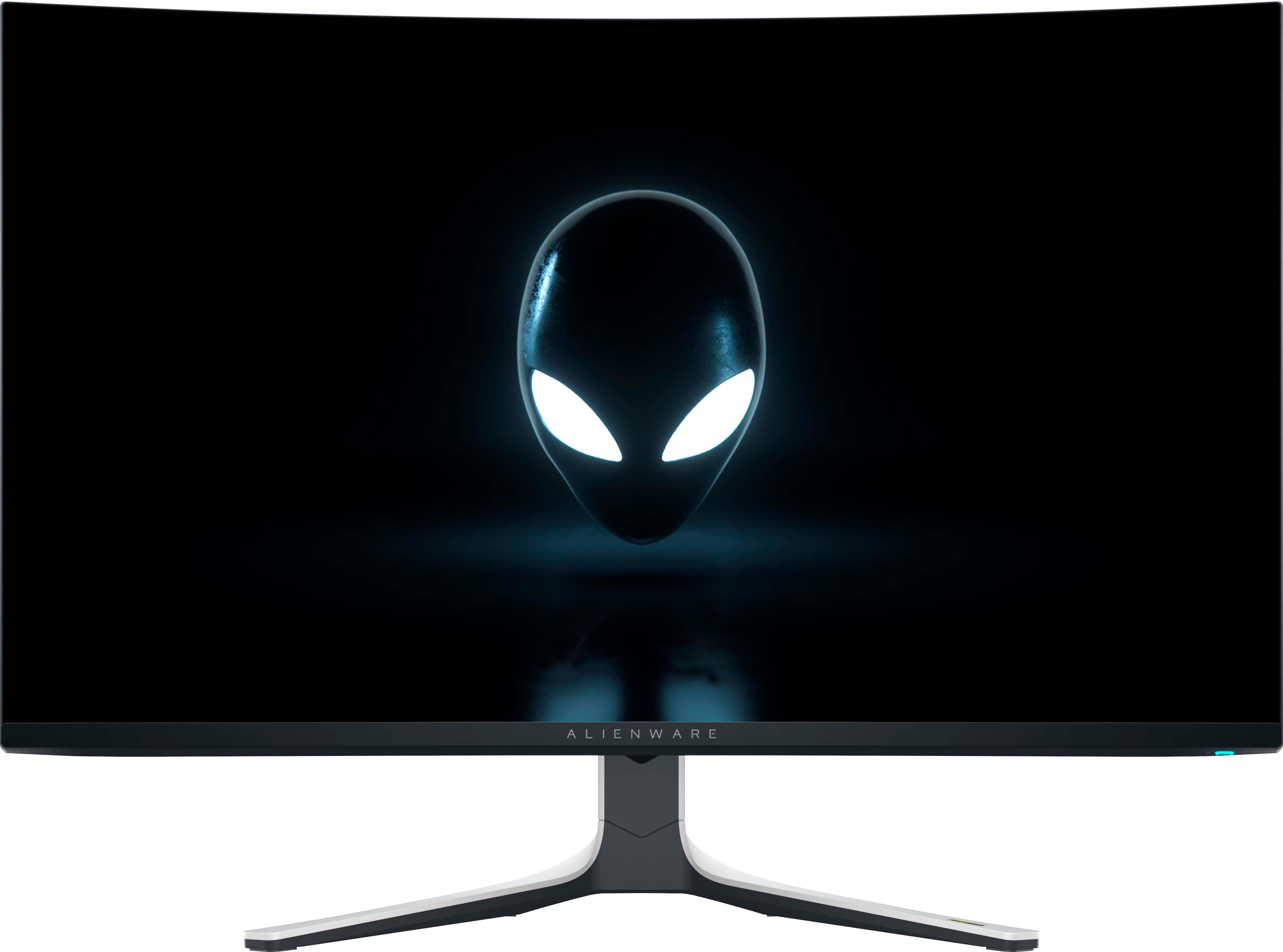 Alt View 21. Alienware - AW3225QF 31.6" QD-OLED Curved 4K UHD 240Hz .03-ms G-SYNC Gaming Monitor with HDR (HDMI, USB-C) - Lunar Light.