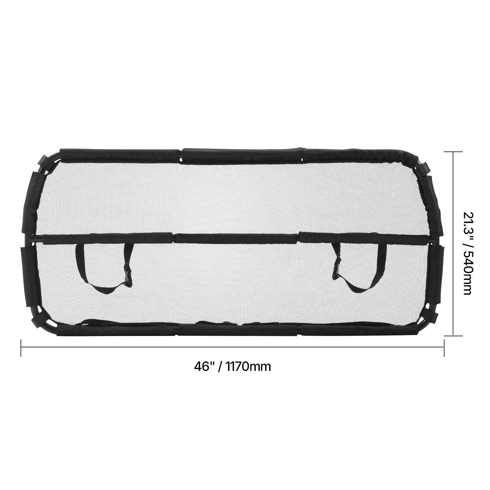 21.3" / 540mm  
46" / 1170mm