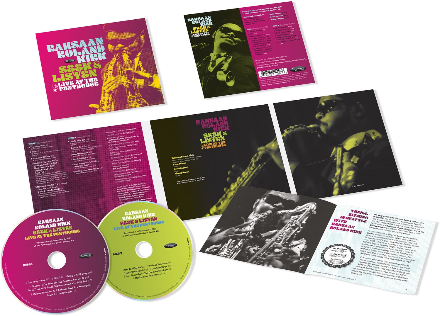 Rahsaan Roland Kirk - Seek & Listen: Live at the Penthouse   - COMPACT DISCS [CD]