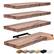 Front. Sorbus - Sorbus 24 x 9 Inch 4 Pack Wall Mounted Floating Wood Shelves - for Bedroom, Kitchen, Living Room, Bathroom - Mahogany.