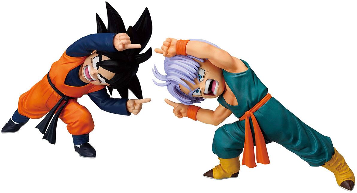 Alt View 1. Bandai - Son Goten & Trunks (Battle of the Super Saiyan) - Dragon Ball Z - Masterlise Ichibansho 3.5" Figures.