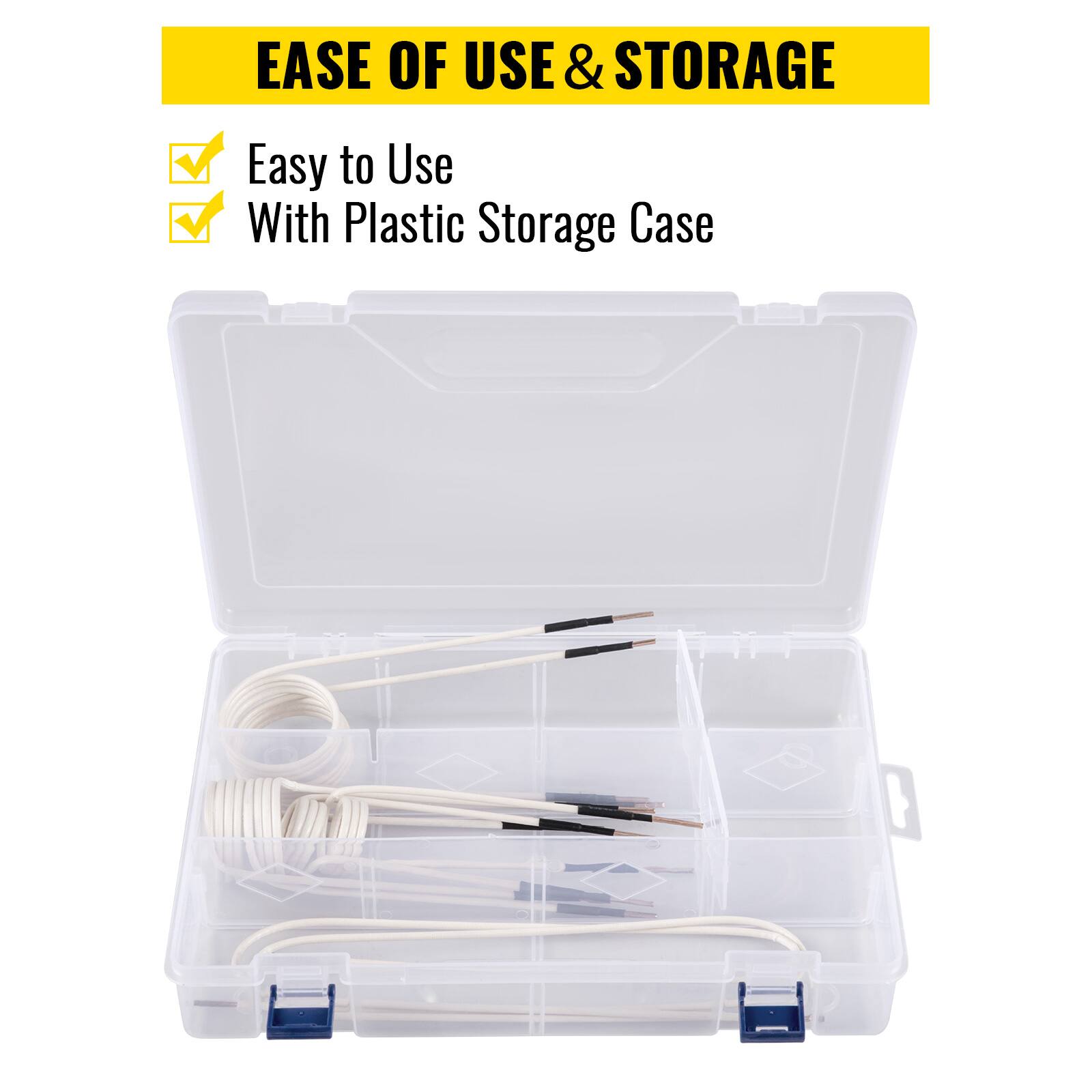 EASE OF USE & STORAGE
Easy to Use With Plastic Storage Case
