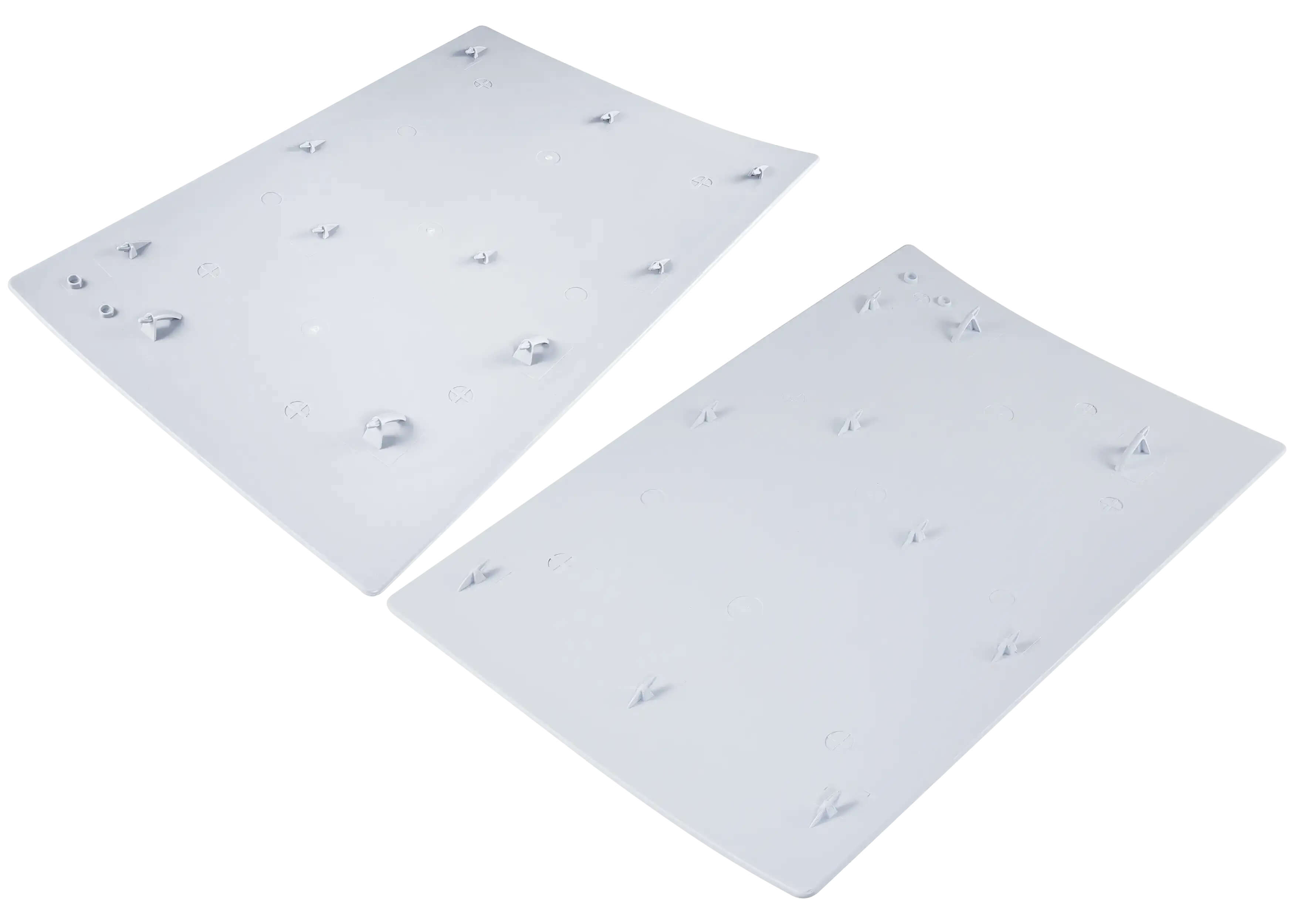 Alt View 2. MobileSentrix - Faceplate Covers (Top & Bottom) Replacement Compatible For PlayStation 5 (Digital Edition) - White - White.