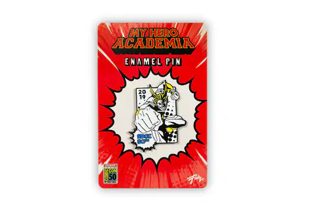 MY HERO ACADEMIA ENAMEL PIN 2019 SDCC 50TH EXCLUSIVE CON COMIC 50 INTERNATIONAL