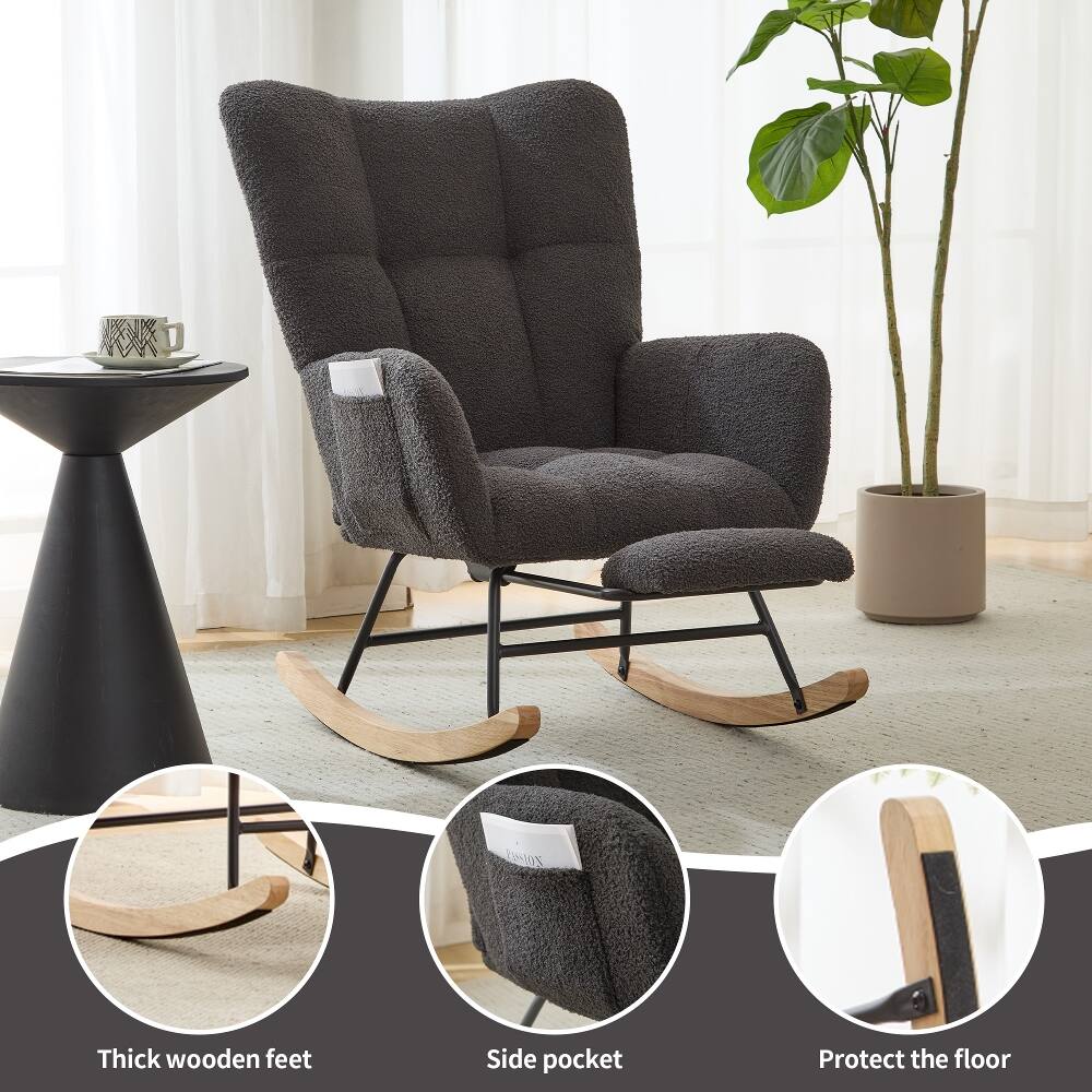Thick wooden feet  
Side pocket  
Protect the floor