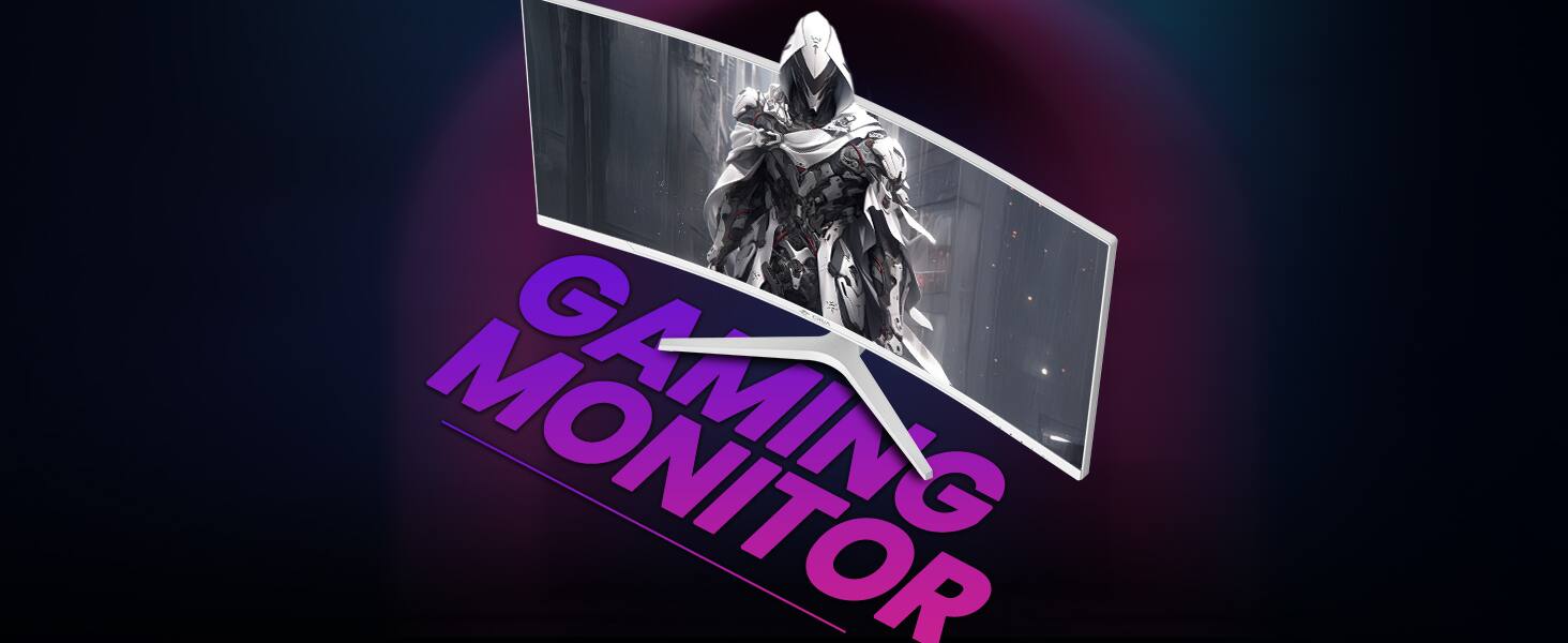 Alt View 1. CRUA - Crua 34 inch 144HZ Monitor White.