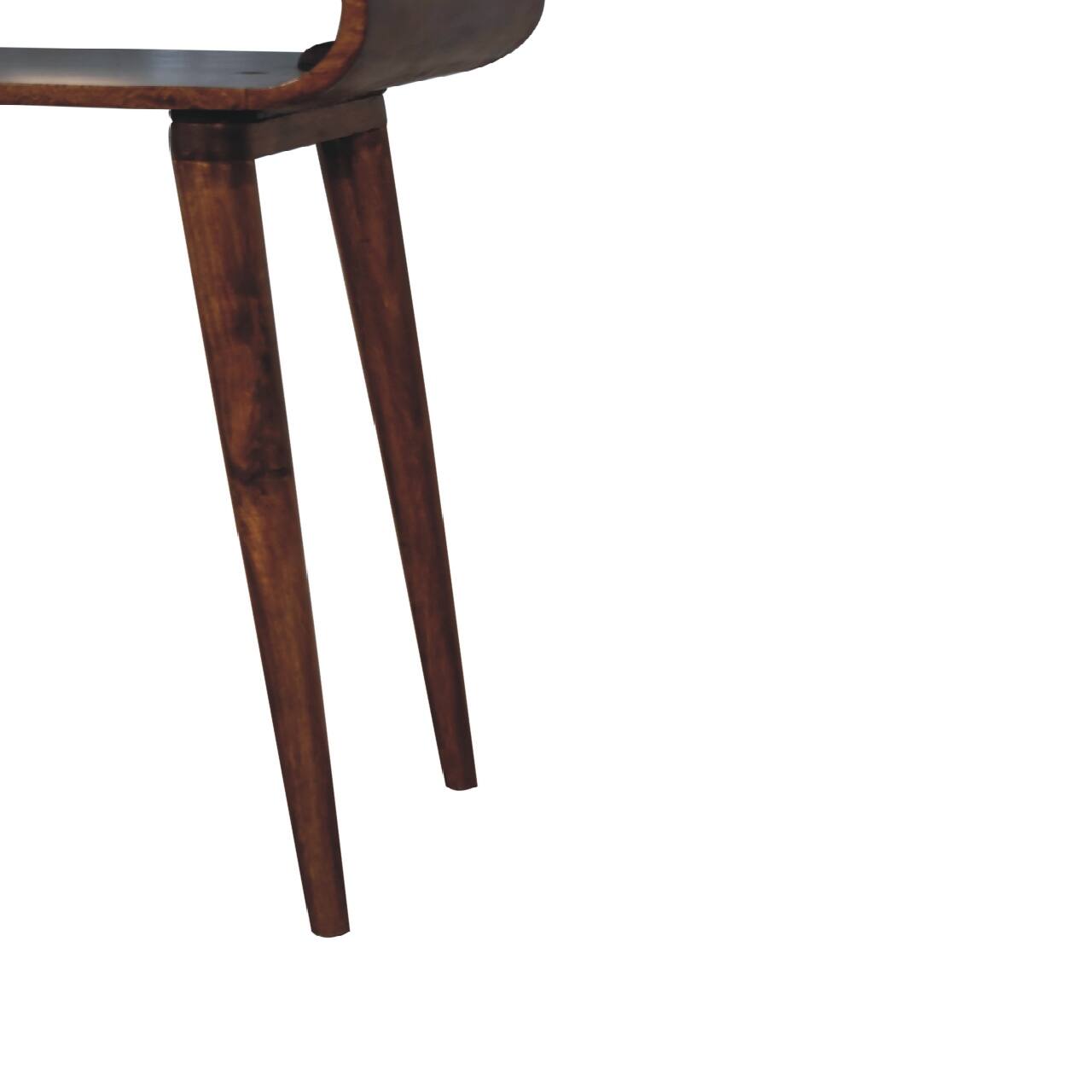 Alt View 3. Artisan Furniture - Amaya Nordic Style Console Table - Dark Brown.