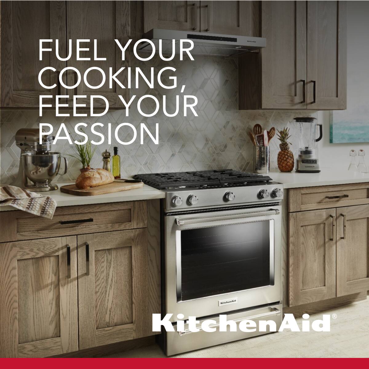 FUEL YOUR COOKING, FEED YOUR PASSION  
KitchenAid