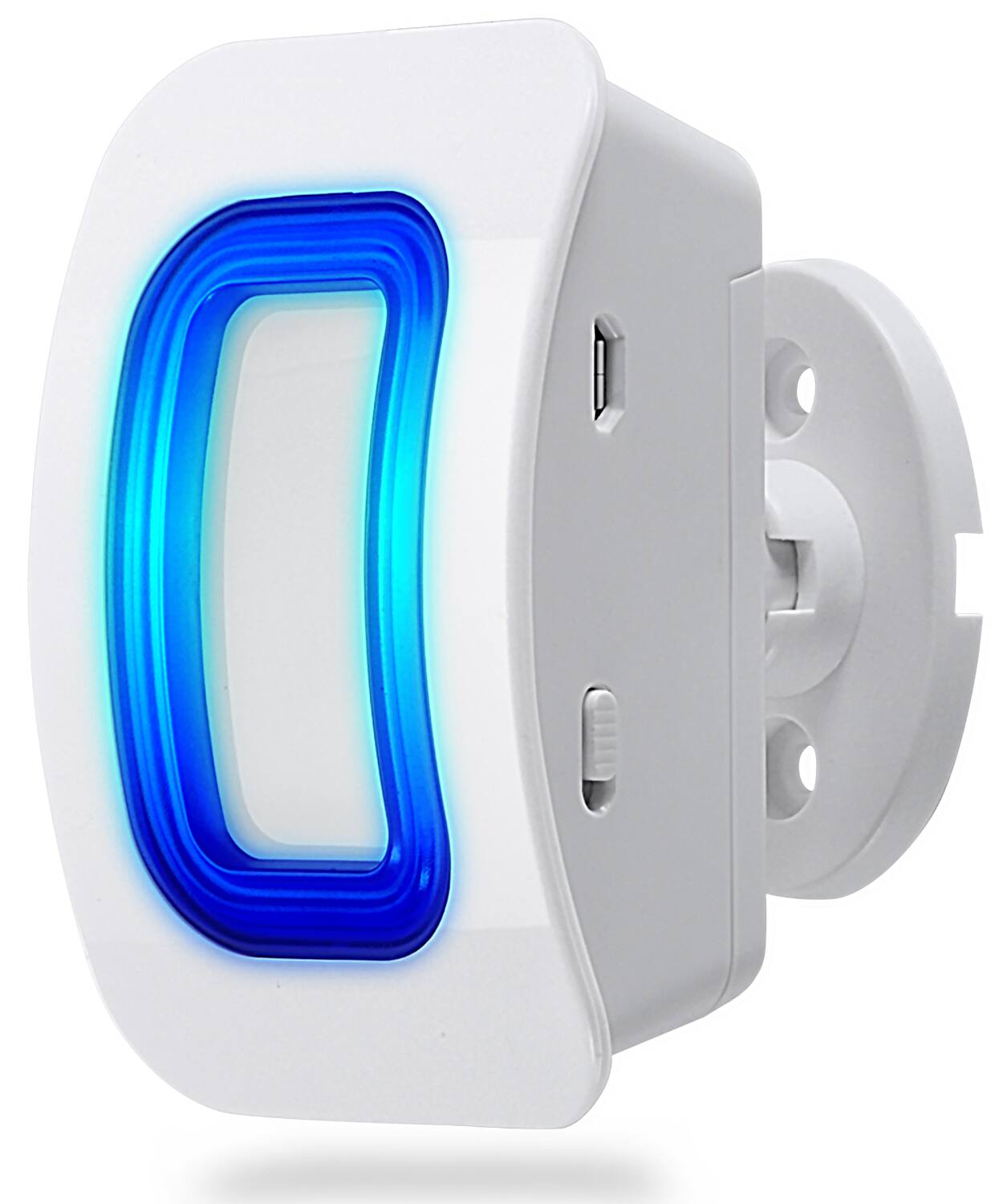 Front. Fosmon - WaveLink Motion Sensor for Wireless Motion Sensor Door Chime - White - 1 pack - White.