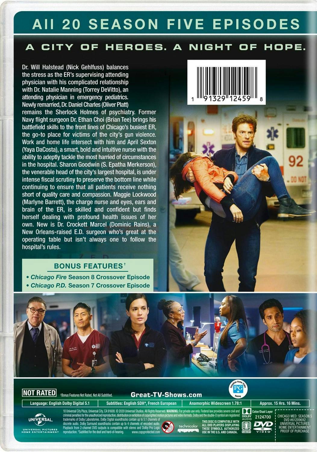 Back. Chicago Med: Season Five [DVD].
