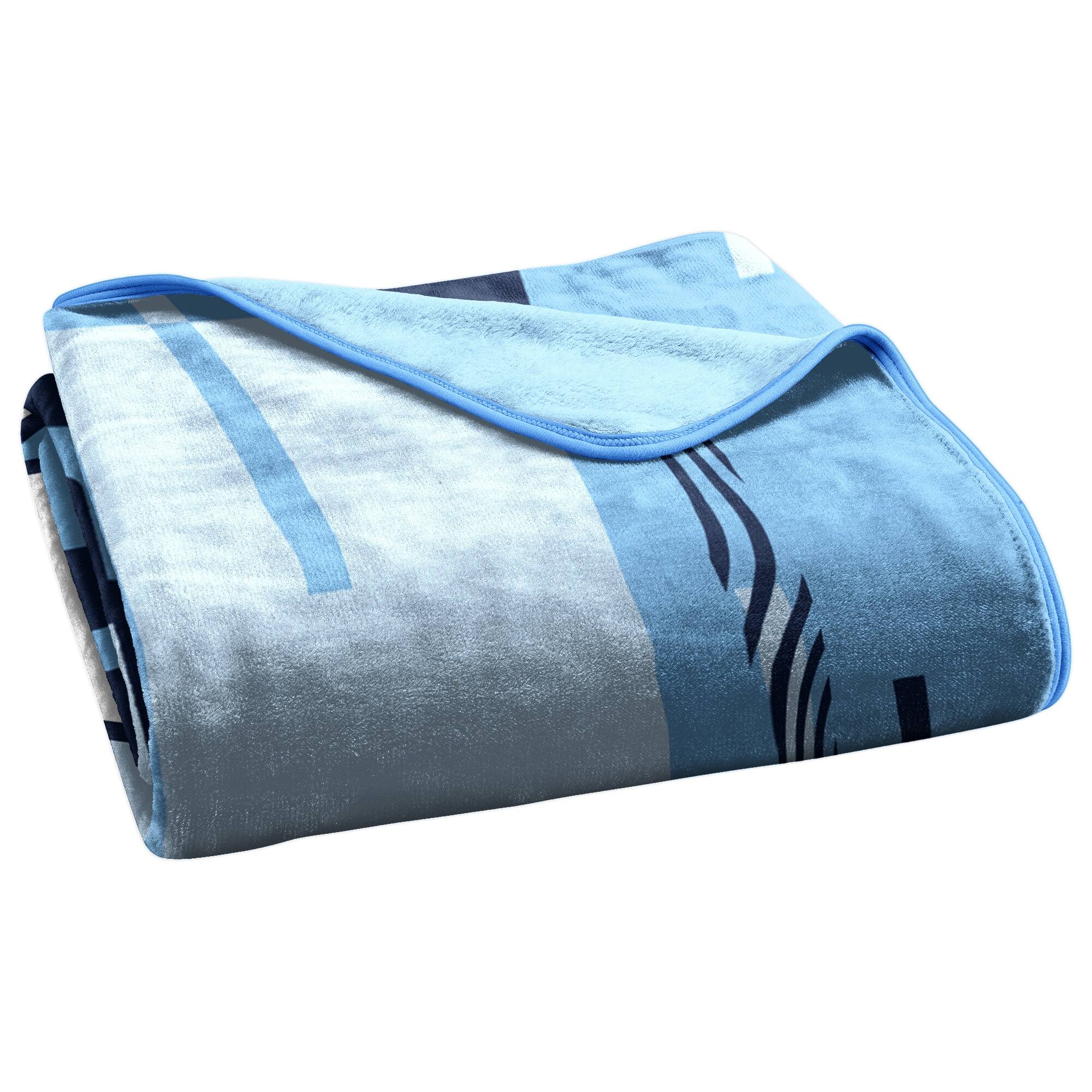 Alt View 3. Northwest - North Carolina Tar Heels 50" x 60" Digitize Raschel Throw Blanket - Powder Blue.