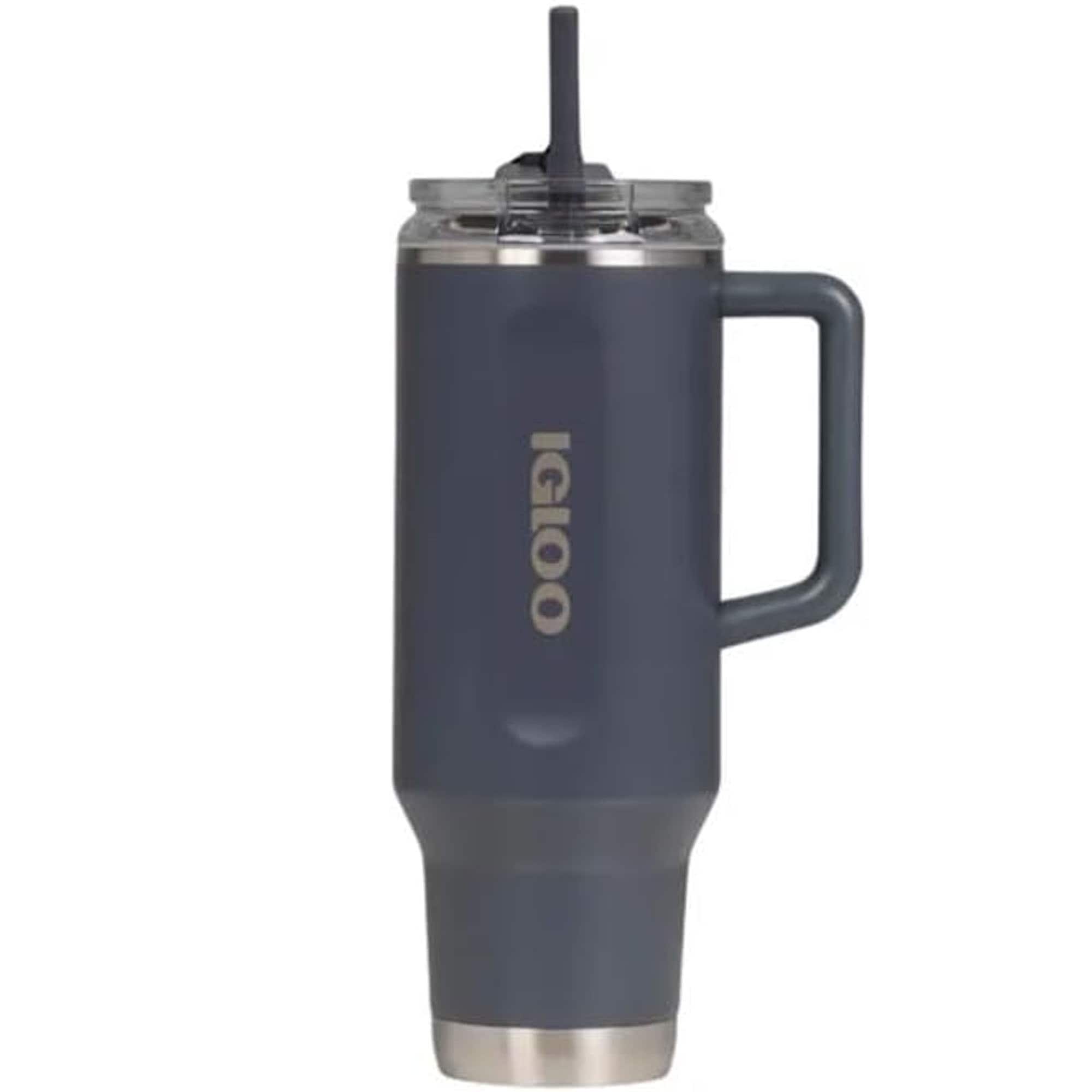 Igloo - 40 oz. Stainless Steel Travel Mug - Carbonite