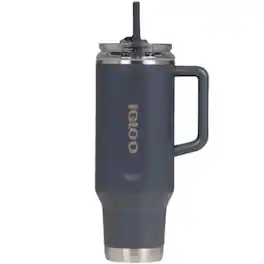 Igloo - 40 oz. Stainless Steel Travel Mug - Carbonite
