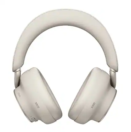 Front. Technics - Flagship Reference Class True Wireless Noise Cancelling Over-Ear Headphones - Silver.