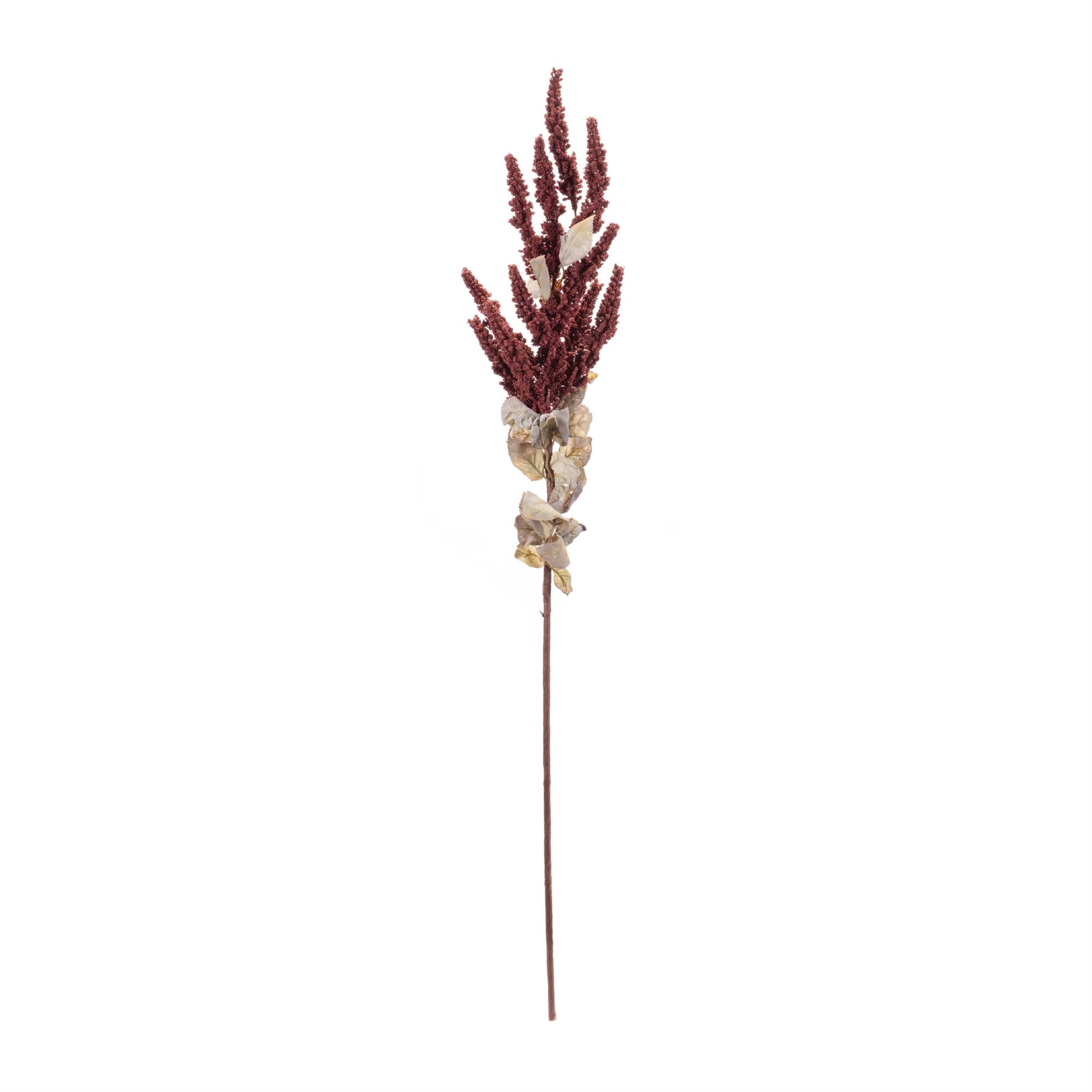 Angle. BreeBe - Fall Clusttered Berry Stem (Set of 6) - Red, Green.