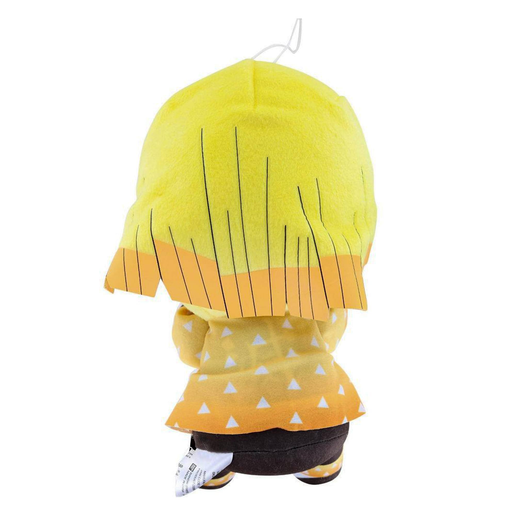 Alt View 1. Banpresto - Demon Slayer 8 Inch Character Plush | Zenitsu Agatsuma - Orange.