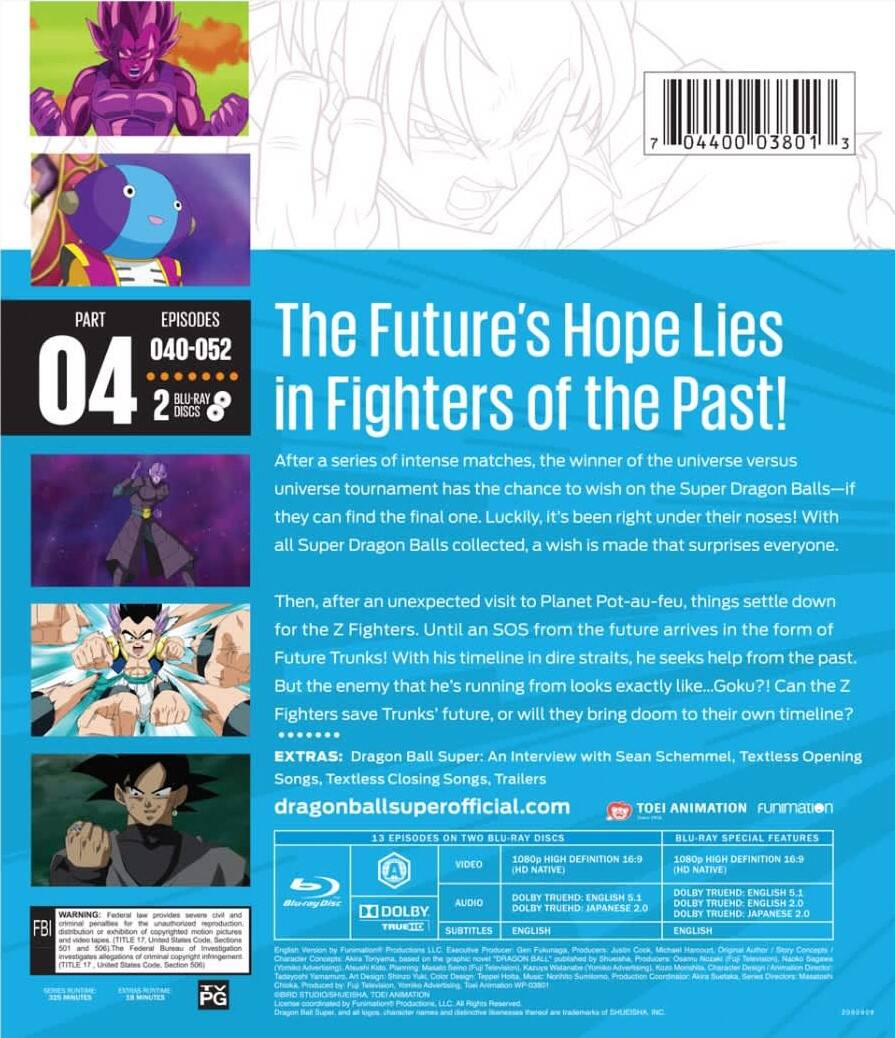 Alt View 1. Dragon Ball Super: Part Four   - BLU-RAY.