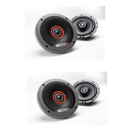 Maxxsonics - MB Quart Formula 5.25" 2 Way Coaxial Car Audio Speakers (2 Pack) - Black