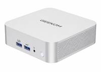GEEKOM - A5 Pro Mini PC AMD Ryzen 5 7530U, 16GB DDR4 RAM, 512GB NVMe SSD Storage - Silver - Front_Zoom